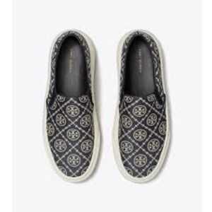 NIB: Tory Burch T Monogram Ladybug Slip on Sneaker